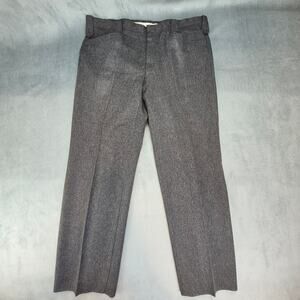 Vintage Circle S Mens Cowboy Gray 90's Western Work Dress Pants Straight Leg 36